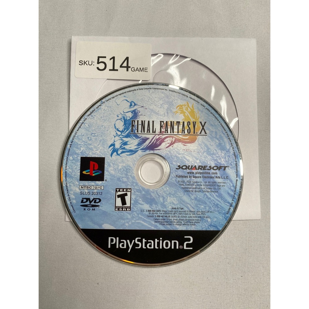 Final Fantasy X Sony PlayStation 2